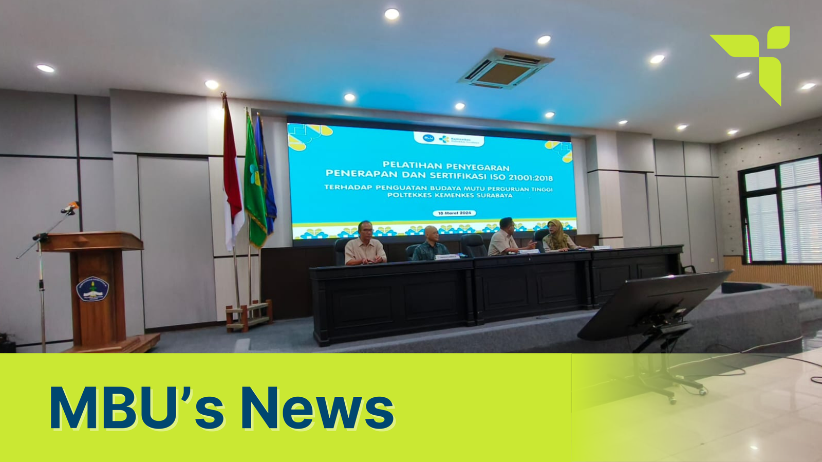 Pelatihan ISO 21001:2018 di Politeknik Kesehatan Kementerian Kesehatan Surabaya